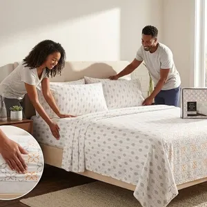 Comfy Bamboo World King 4-Piece Sheet Set