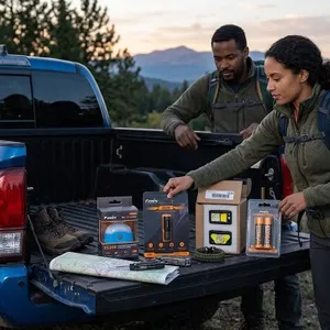 Fenix Flashlights and Camping Accessories Set