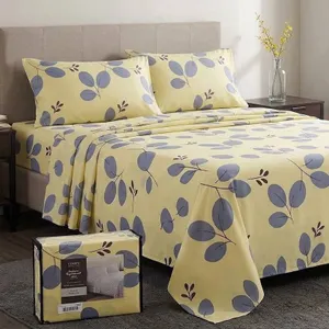 COMFY Bamboo World Queen 4-Piece Sheet Set
