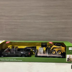 John Deere 1/16 Tomy Chevrolet Truck, Trailer & Skid Steer Toy
 UNRESERVED