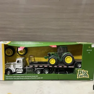 John Deere 1/16 Big Farm 7430 Tractor w/ Trailer & Truck Toy
 UNRESERVED