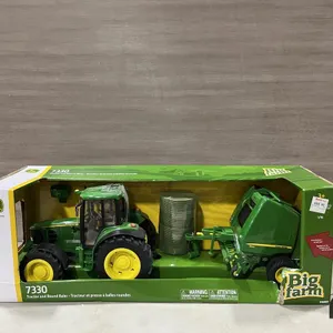 John Deere 1/16 Big Farm 7330 Tractor w/ Baler Toy
 UNRESERVED