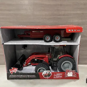 Case IH 1/16 Big Farm Tractor w/ Spreader Toy
 UNRESERVED