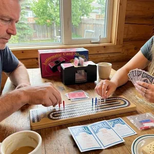 Bicycle Cribbage Board and Card Shuffler Set