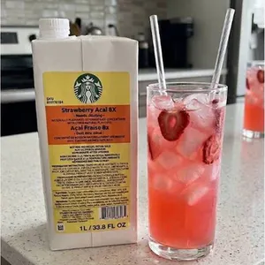 Starbucks Strawberry Acai 8X Concentrate, 2 x 1L
