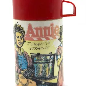 Vintage Annie Aladdin Plastic Thermos Bottle