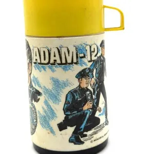Vintage Adam-12 Aladdin Plastic Thermos Bottle