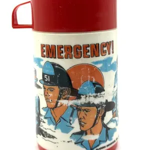 Vintage Emergency Aladdin Plastic Thermos Bottle
