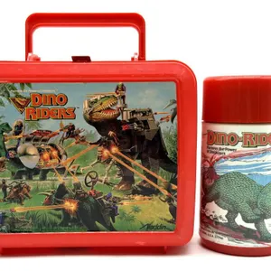 Vintage 1988 Dino Riders Aladdin Plastic Lunchbox