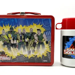 Vintage 1998 Small Soldiers Thermos Metal