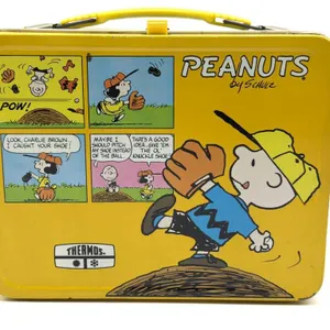 Vintage Peanuts Thermos Metal Lunchbox
- no