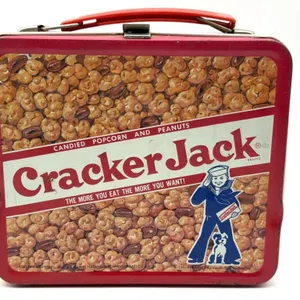 Vintage Cracker Jack Aladdin Metal Lunch Oz