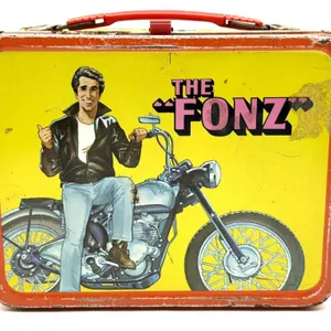 Vintage 1976 Happy Days The �Fonz� Thermos Metal