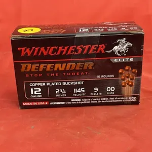 Winchester Defender 00 Buckshot 12 Gauge