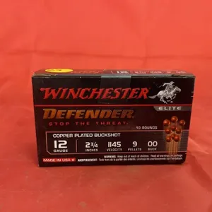 Winchester Defender 00 Buckshot 12 Gauge