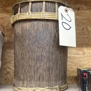 Wood/Leather Tom Tom Drum 8"x11"