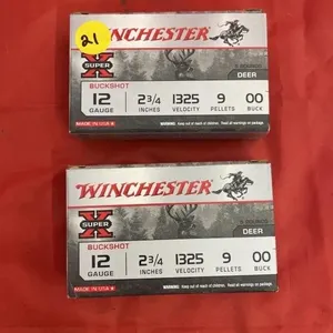 2 Boxes - Winchester Super X Buckshot 12 Ga