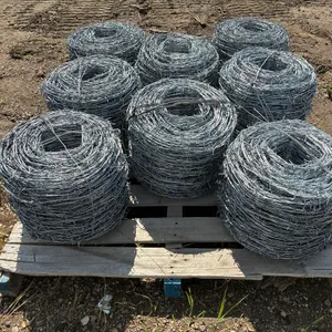 (8) Unused 1320' Rolls Barb Wire