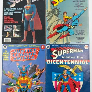 DC Comics Superman & Justice League Treasury Edition Lot (4 Comics)