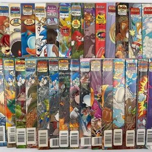 Large Sonic the Hedgehog Comic Book Lot – Archie Comics Series Collection