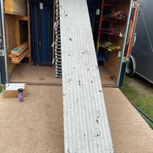 (1) 19 1/4''x10' Aluminum Scaffold Staging Plank