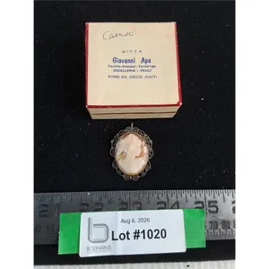 Giovanni Apa Italian Cameo Brooch