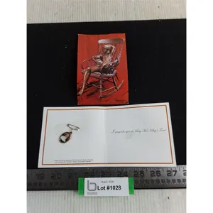 Catholic Prayer Pin, Postcard from Mendel Art Gallery