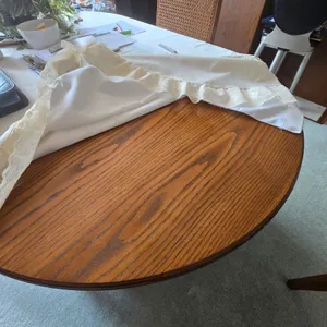Dining Table (with 1 leaf) and (4) Chairs - furniture only, contents not included