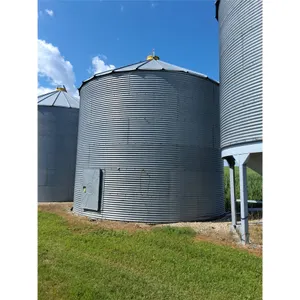 4000 Bushel Westeel-Rosco Grain Bin, Wood Floor, Flaman 24"  Fan