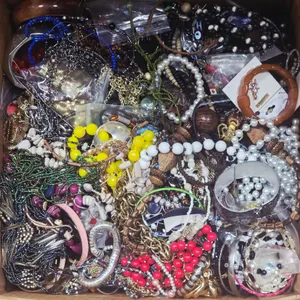 BOX OF COSTUME JEWELRY