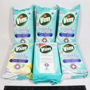 LOT OF 6 VIM DISINFECTANT WIPES