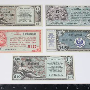 LOT OF 5 NOVELTY BILLS