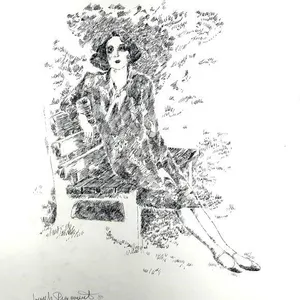 JOSEPH PREZAMENT INK DRAWING, 1980