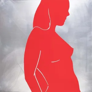 JEAN-PIERRE BEX OUI RED CONTEMPORARY ALUMINUM ART