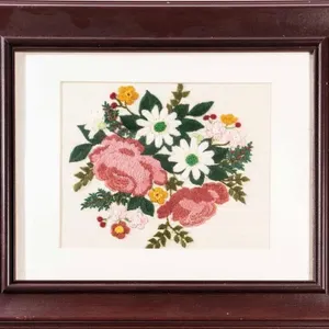 FLORAL CREWEL EMBROIDERY