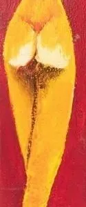 UNIDENTIFIED ARTIST STYLIZED FEMALE NUDE PAINTING