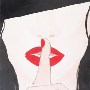 STEFANIE LUNARDI POP ART FEMALE PORTRAIT PAINTING