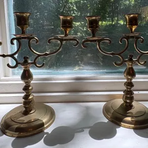 Brass Candelabras