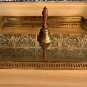Brass Tray & Bell Lot