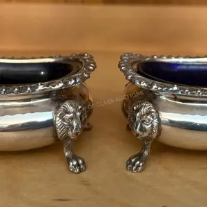 Cobalt Blue Lined Open Salters