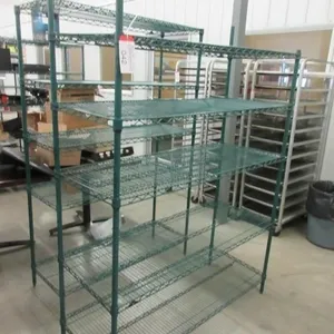Set of 2 Metal "Metro" Storage Shelves