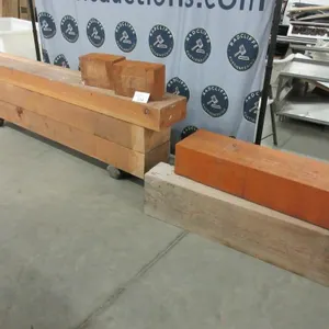 Lot of wooden beams and blocks