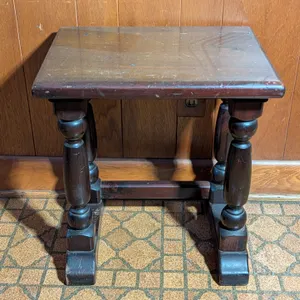 Ethan Allen Wood Side Table