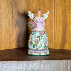 Jim Shore Heartwood Creek February Angel Figurine
