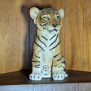 Ceramic Tiger Cub Statue