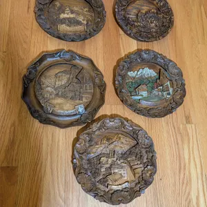 Carved Wall Art Plaques
