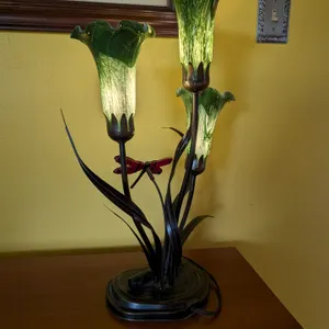 Art Nouveau Style Dragonfly Table Lamp