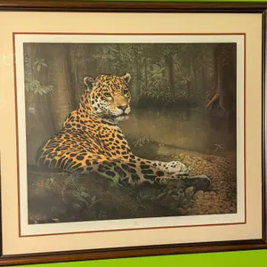 Charles Fracé Signed "Jaguar" Print