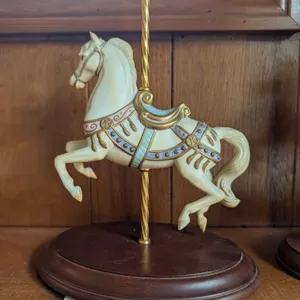 Franklin Mint Lynn Lupetti Carousel Horse