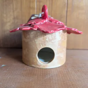 Claysong Pottery Karal Seibel Birdhouse
